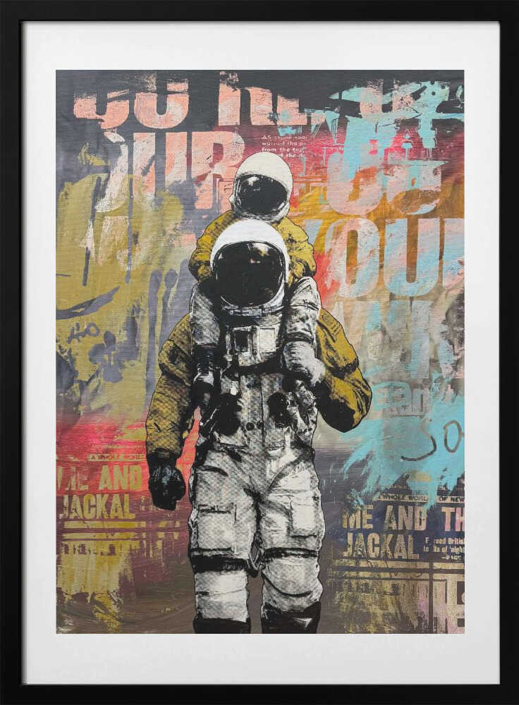 Urban Astronaut Adventures - Art Print by Микола Курилюк