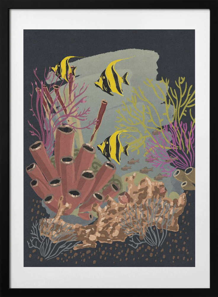 Tropical Reef Life - Art Print by Nicholas
