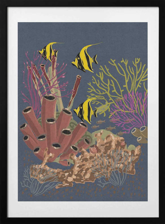 Colorful Coral Reef - Art Print by Nicholas