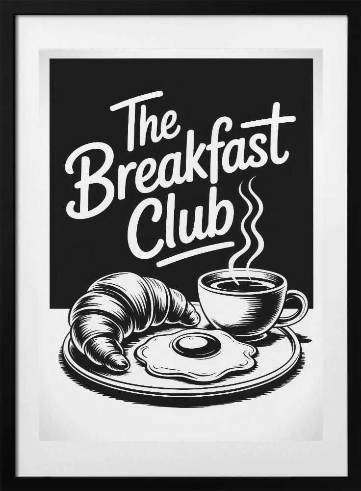 Classic Diner Breakfast - Art Print by Melloi Art Prints
