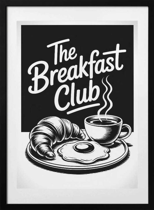 Classic Diner Breakfast - Art Print by Melloi Art Prints