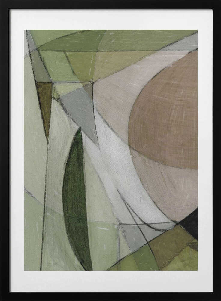Abstract Earth Tones - Art Print by Dan Hobday