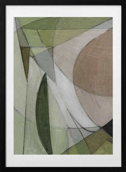 Abstract Earth Tones - Art Print by Dan Hobday