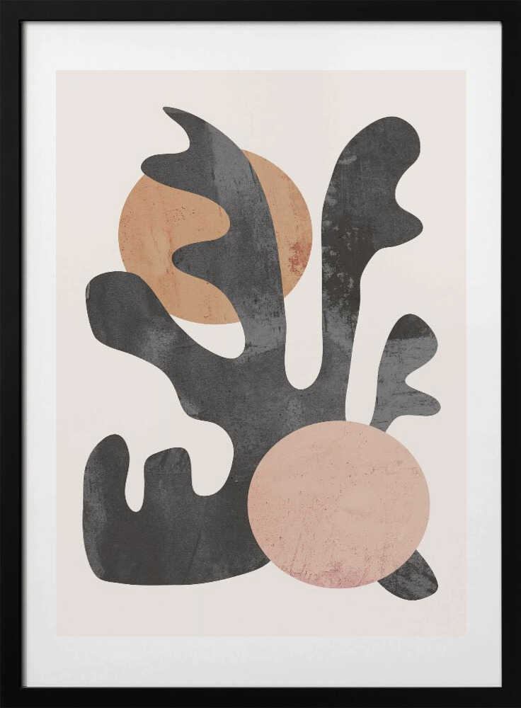 Muted Organic Forms - Art Print by Melloi Art Prints