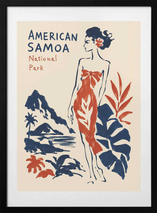 American Samoa Tropical Beauty - Art Print by Patryk Krygowski