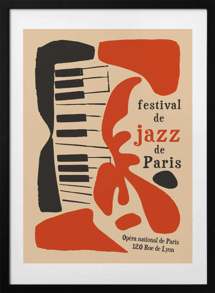 Paris Jazz Festival - Art Print by Patryk Krygowski
