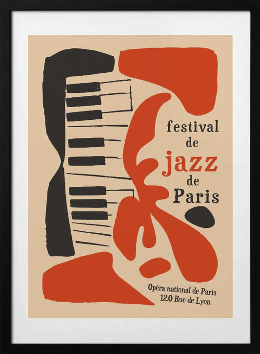 Paris Jazz Festival - Art Print by Patryk Krygowski