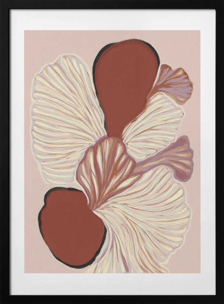 Soft Organic Shapes - Art Print by Alma
