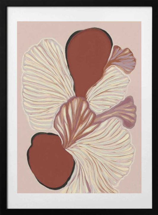 Soft Organic Shapes - Art Print by Alma