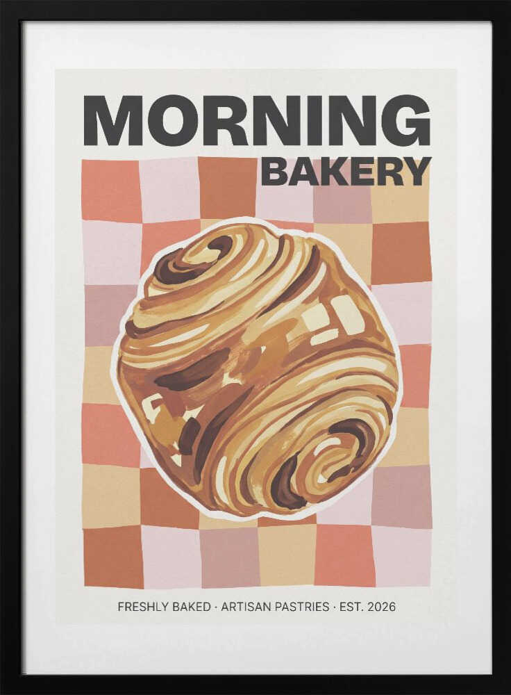 Morning Bakery Pastry - Art Print by Andreas Magnusson