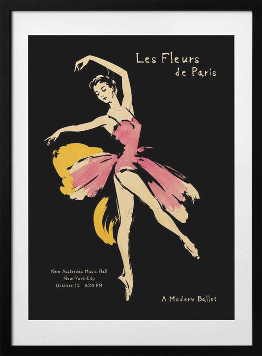 Graceful Paris Ballerina - Art Print by Patryk Krygowski