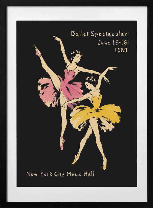 Elegant Ballet Dancers - Art Print by Patryk Krygowski