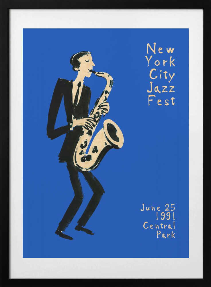 New York Jazz Festival - Art Print by Patryk Krygowski