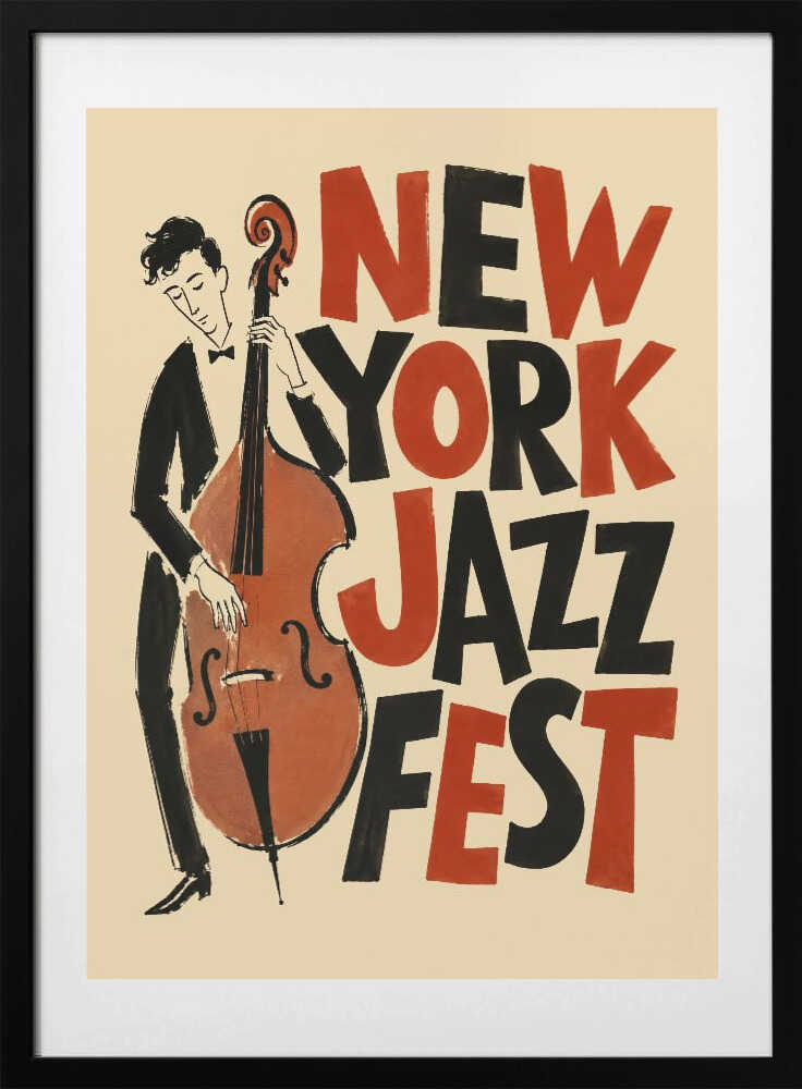 New York Jazz Fest - Art Print by Patryk Krygowski