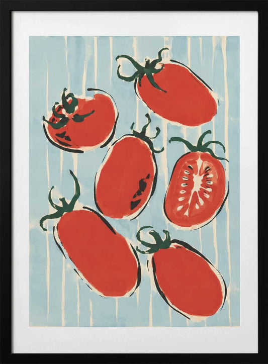 Vibrant Red Tomatoes - Art Print by Patryk Krygowski