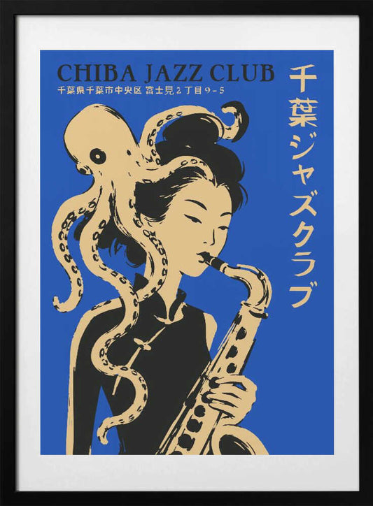 Octopus Jazz Saxophone Player - Art Print by Patryk Krygowski