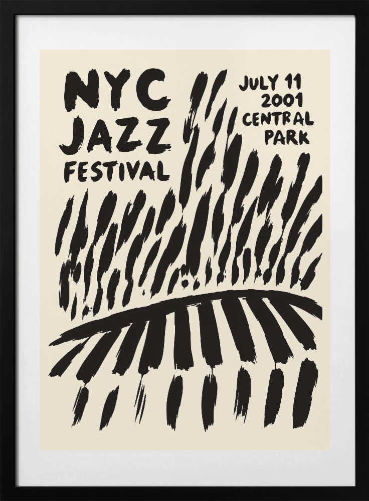 Abstract Jazz Festival - Art Print by Patryk Krygowski