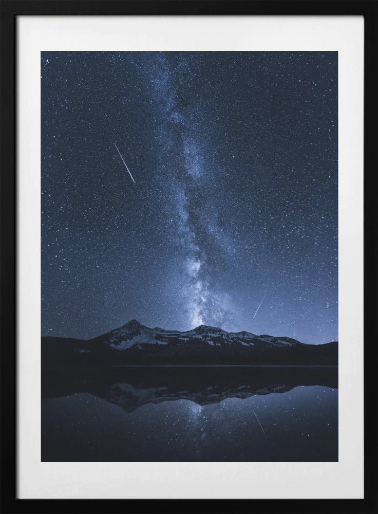 Galaxies Reflection - Art Print by Toby Harriman