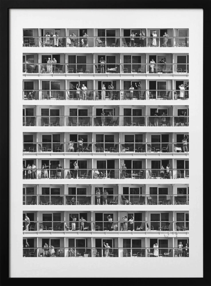 Mass Tourism - Art Print by Franz Baumann