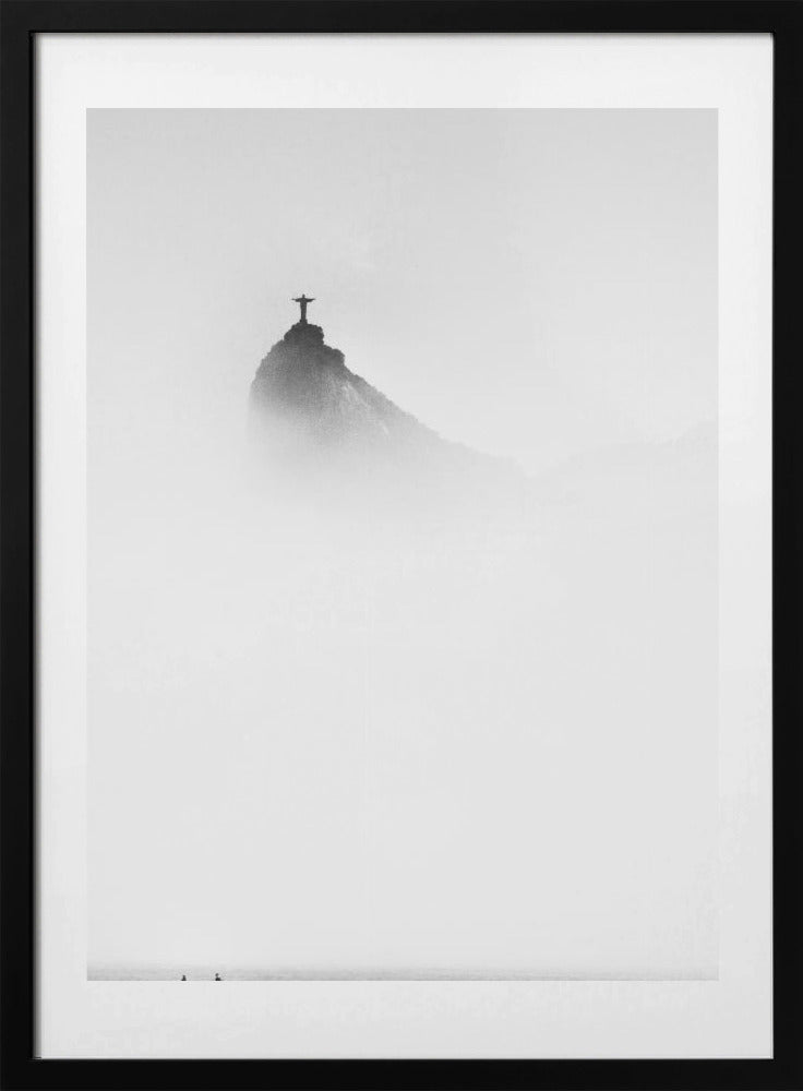 Cristo in the mist - Art Print by Trevor Cole