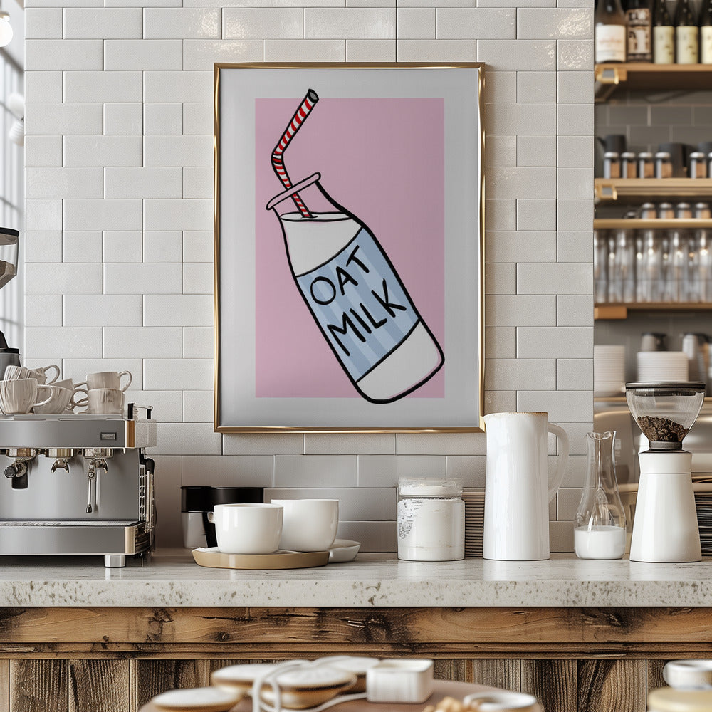 Oat Milk Delight - Art Print by Athene Fritsch