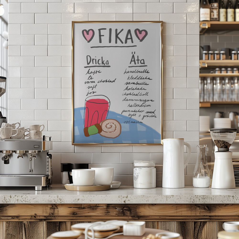 Swedish Fika Treats - Art Print by Athene Fritsch