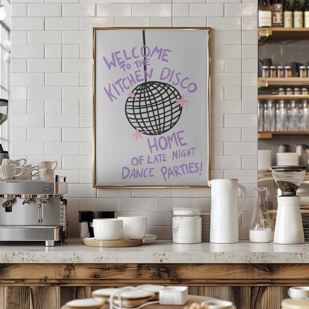 Kitchen Disco Vibes - Art Print by Athene Fritsch
