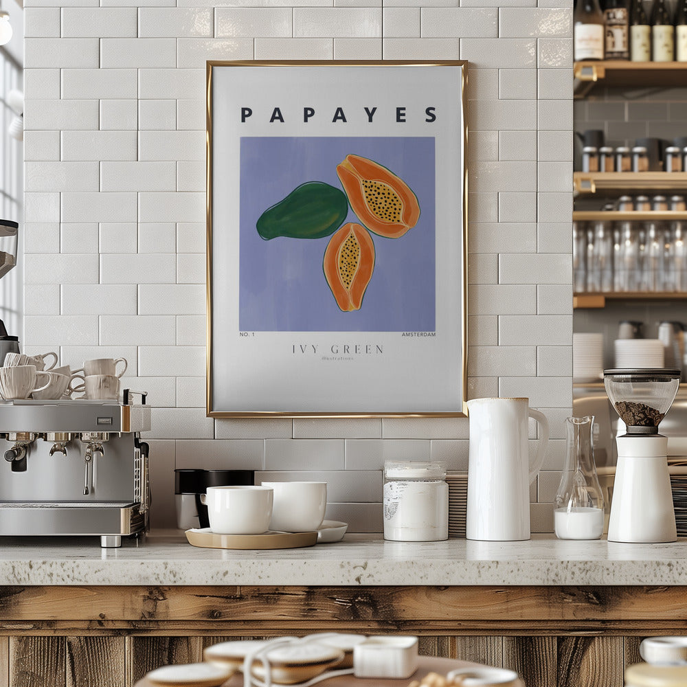 Papayes - Art Print by Ivy Green Illustrations
