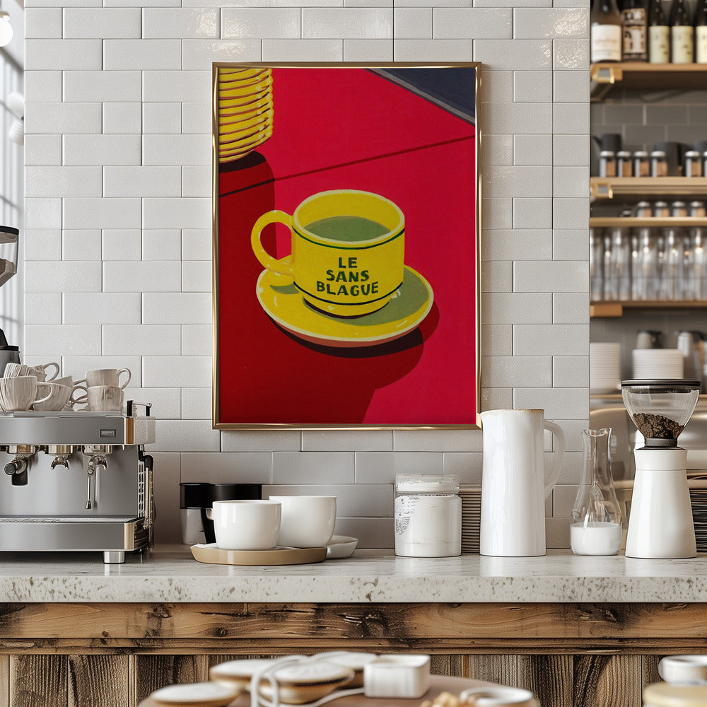 Le Sans Blague - Art Print by Studio Mandariini
