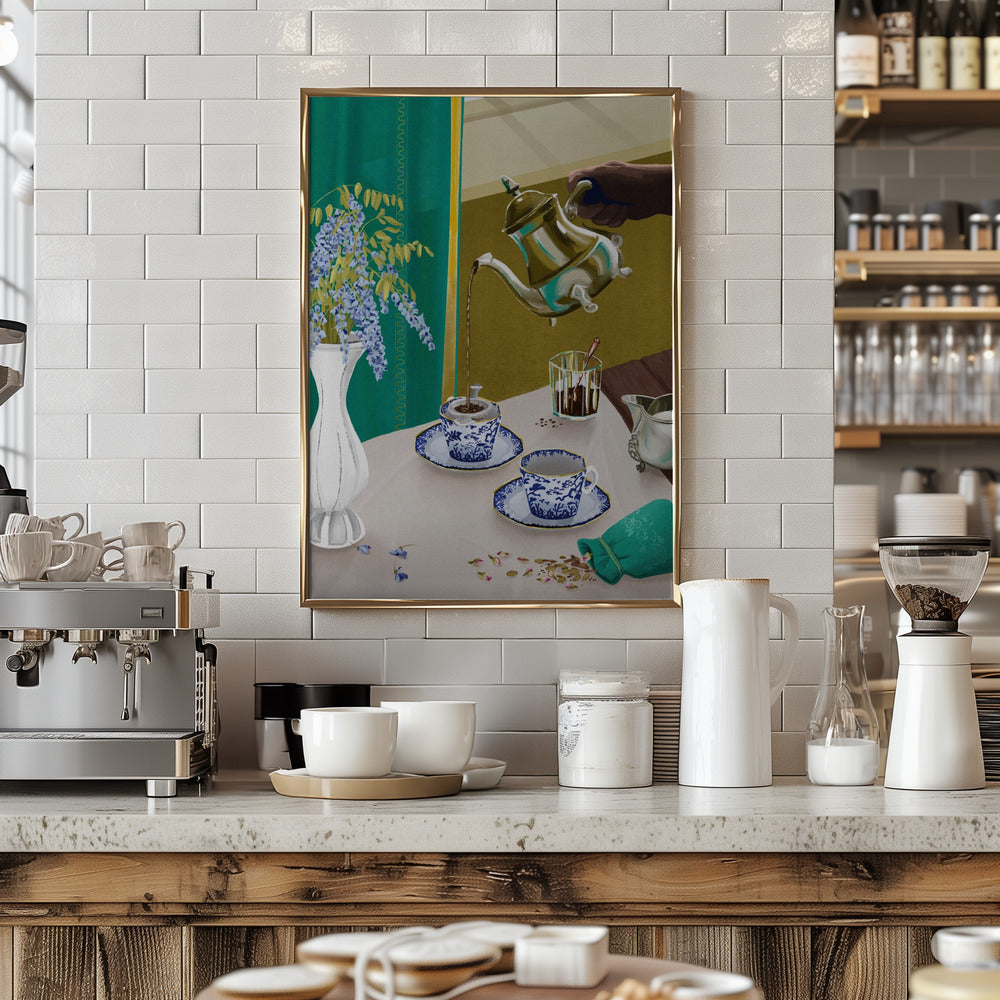 I Despise English Tea - Art Print by Goed Blauw