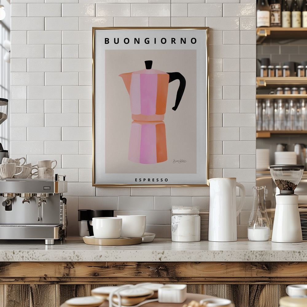 Buongiorno Espresso - Art Print by Baroo Bloom