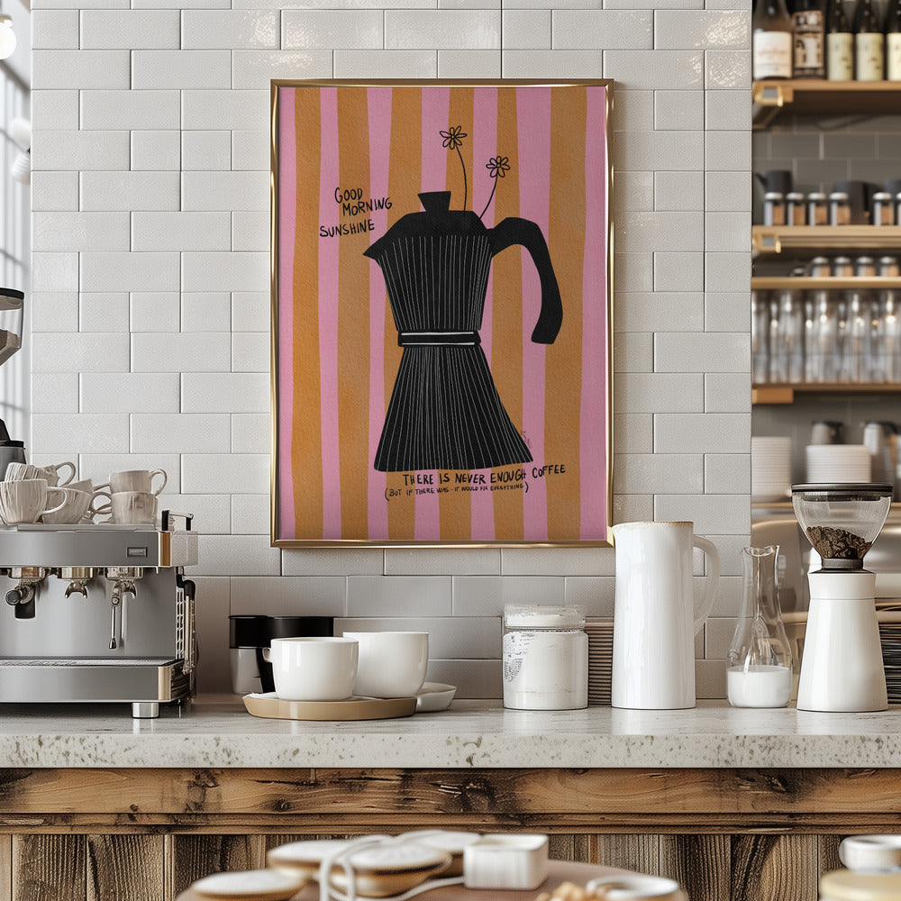 Mocca Coffee Sunshine - Art Print by Baroo Bloom
