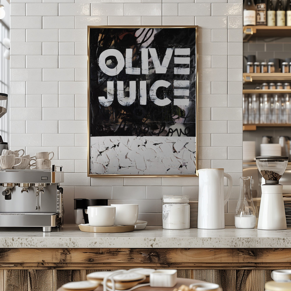 Olive juice - Art Print by kent youngstrom