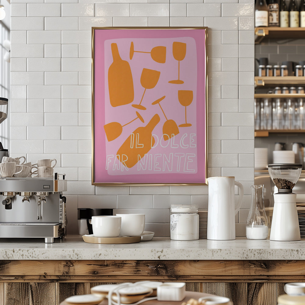 Elegant Leisure Vibes - Art Print by Athene Fritsch
