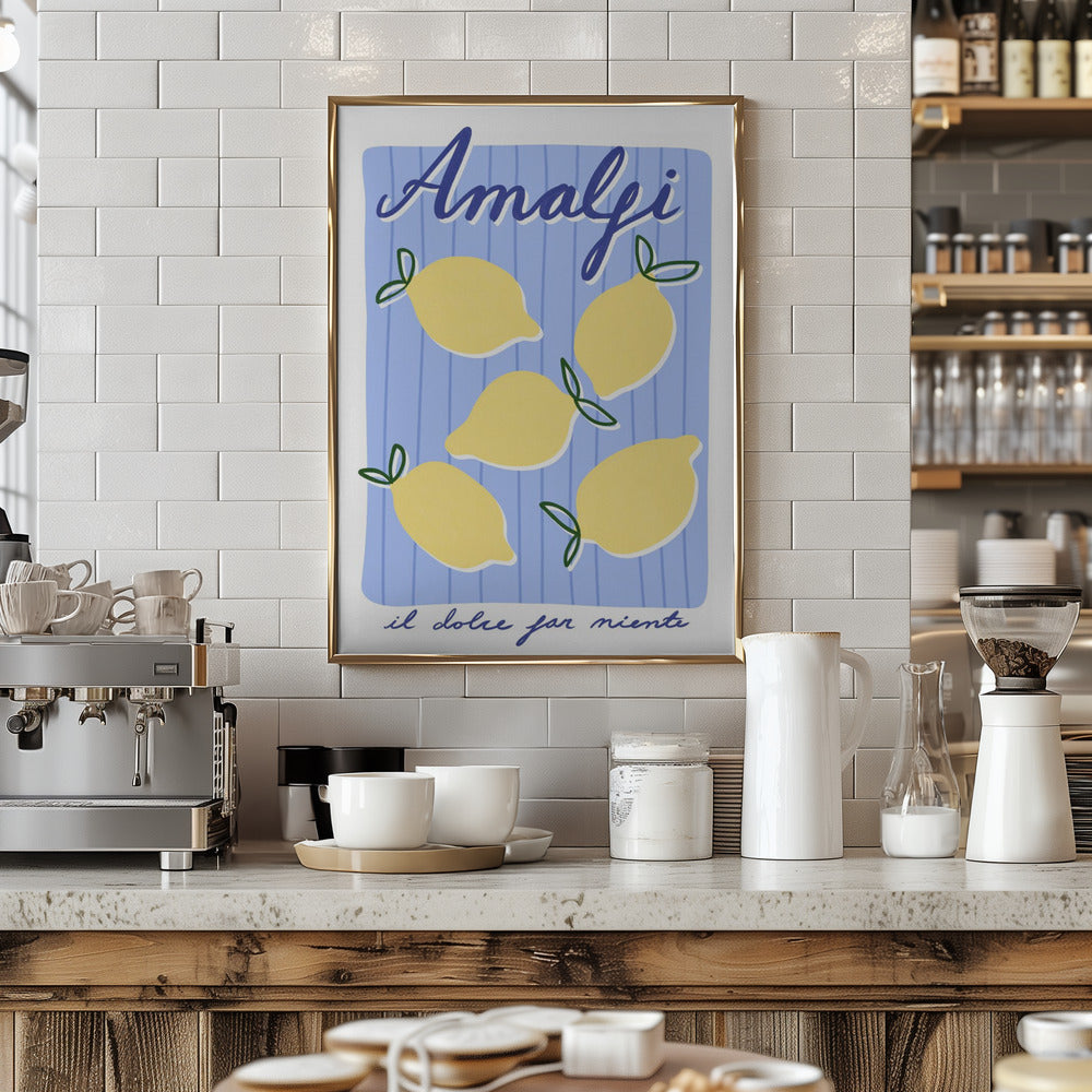 Lemon Bliss Amalfi - Art Print by Athene Fritsch