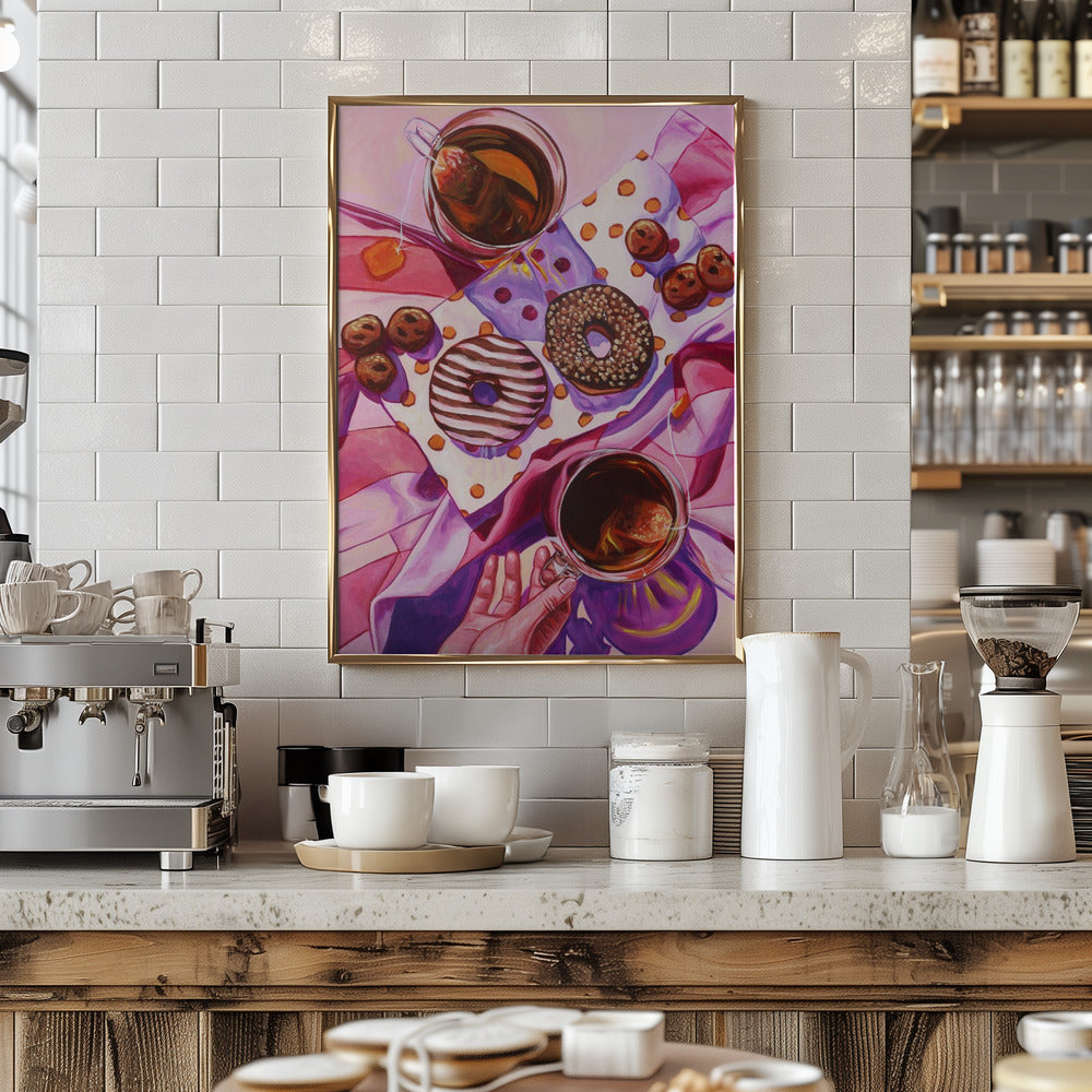 A Cup of Warmth - Art Print by Anna Zdanowicz