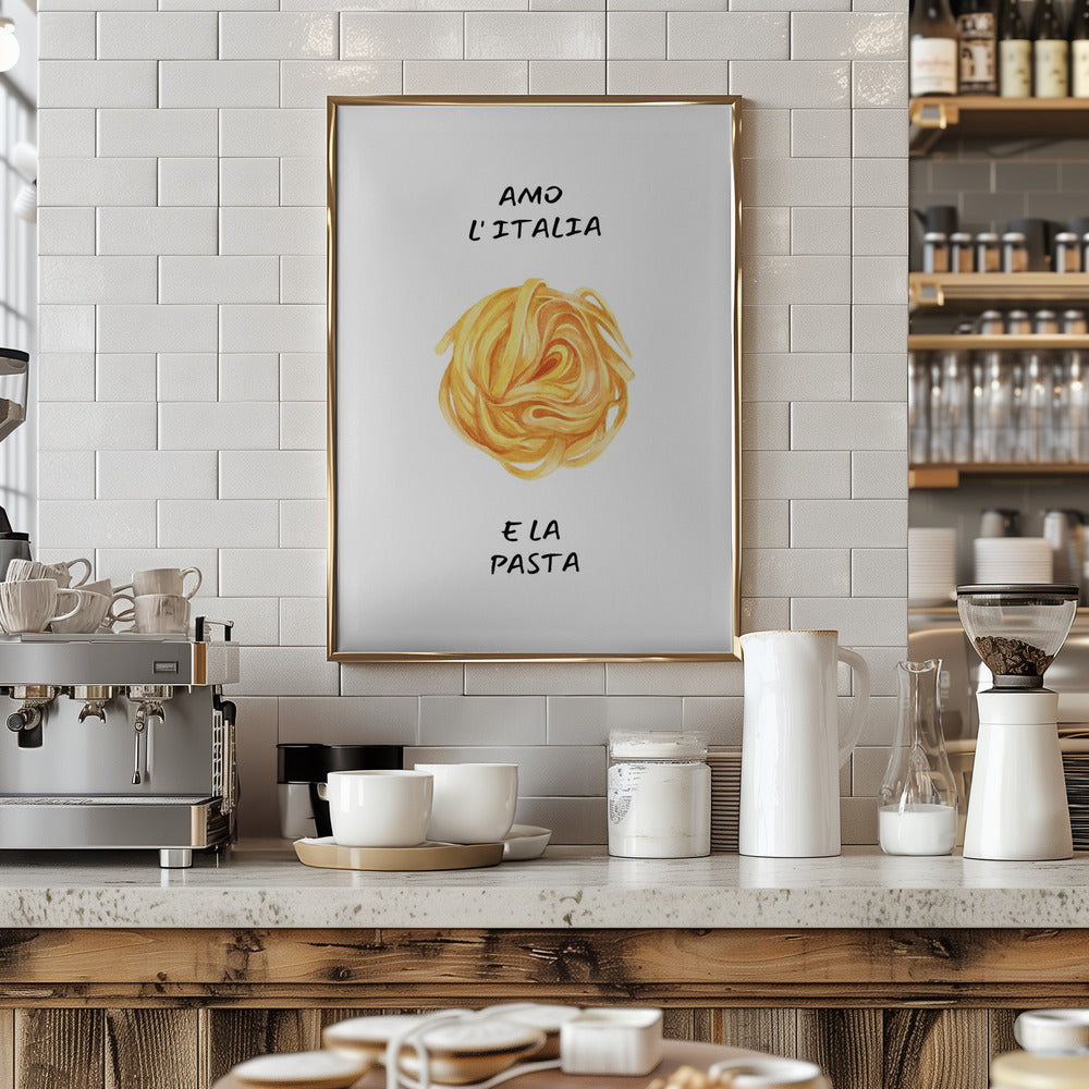 Amo l´italia - Art Print by Ohkimiko