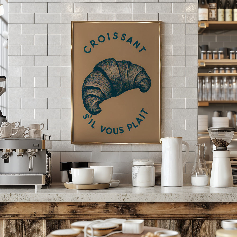 Croissant - Art Print by Andreas Magnusson