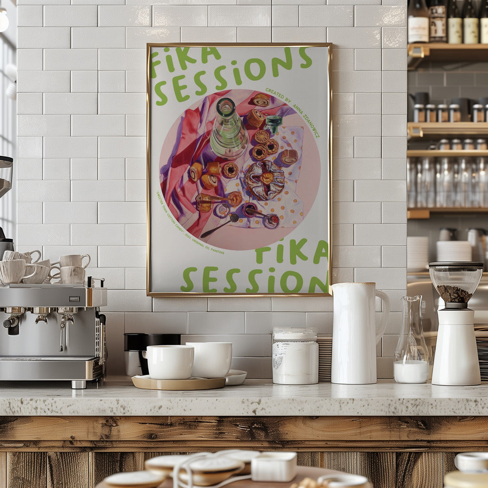 Sweeter Than Cotton Candy - Art Print by Anna Zdanowicz