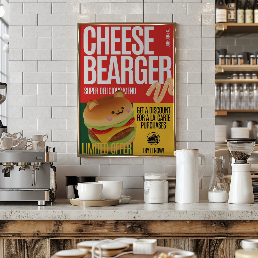 Cheese Burger Offer - Art Print by Julia Ramiro