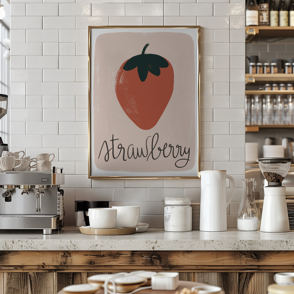 Strawberry - Art Print by Menina Lisboa