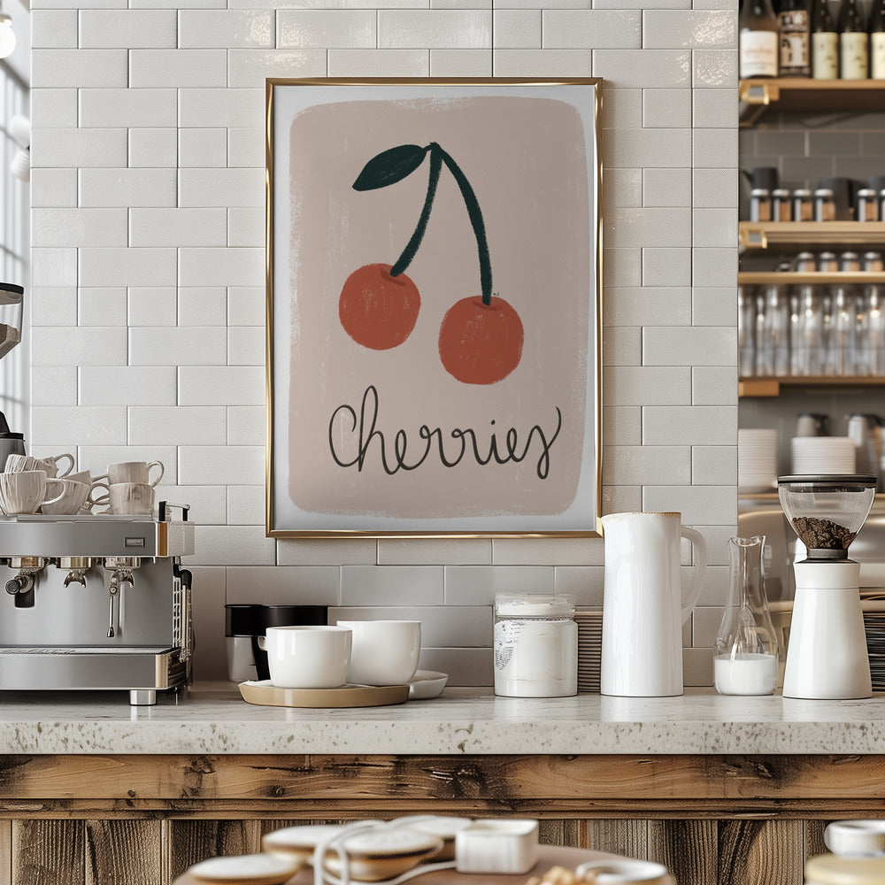 Cherries - Art Print by Menina Lisboa