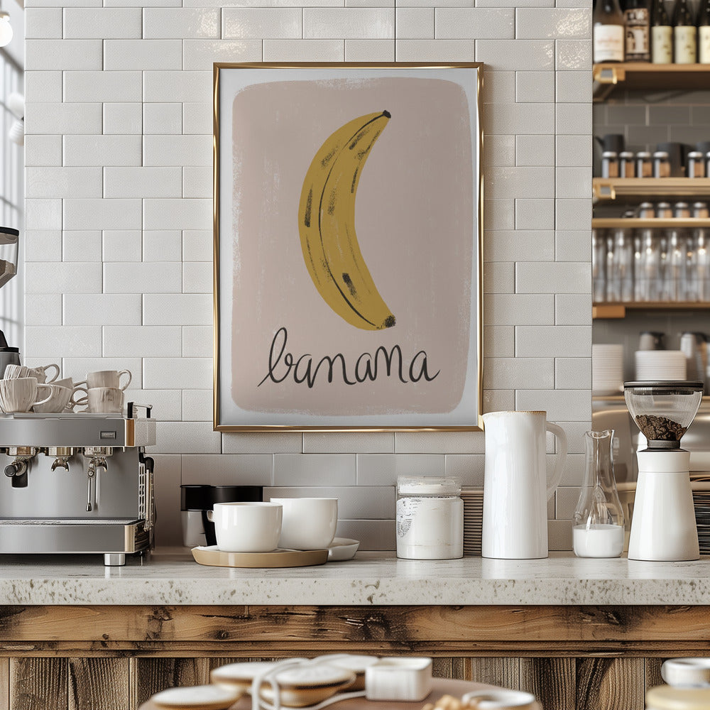 Banana - Art Print by Menina Lisboa