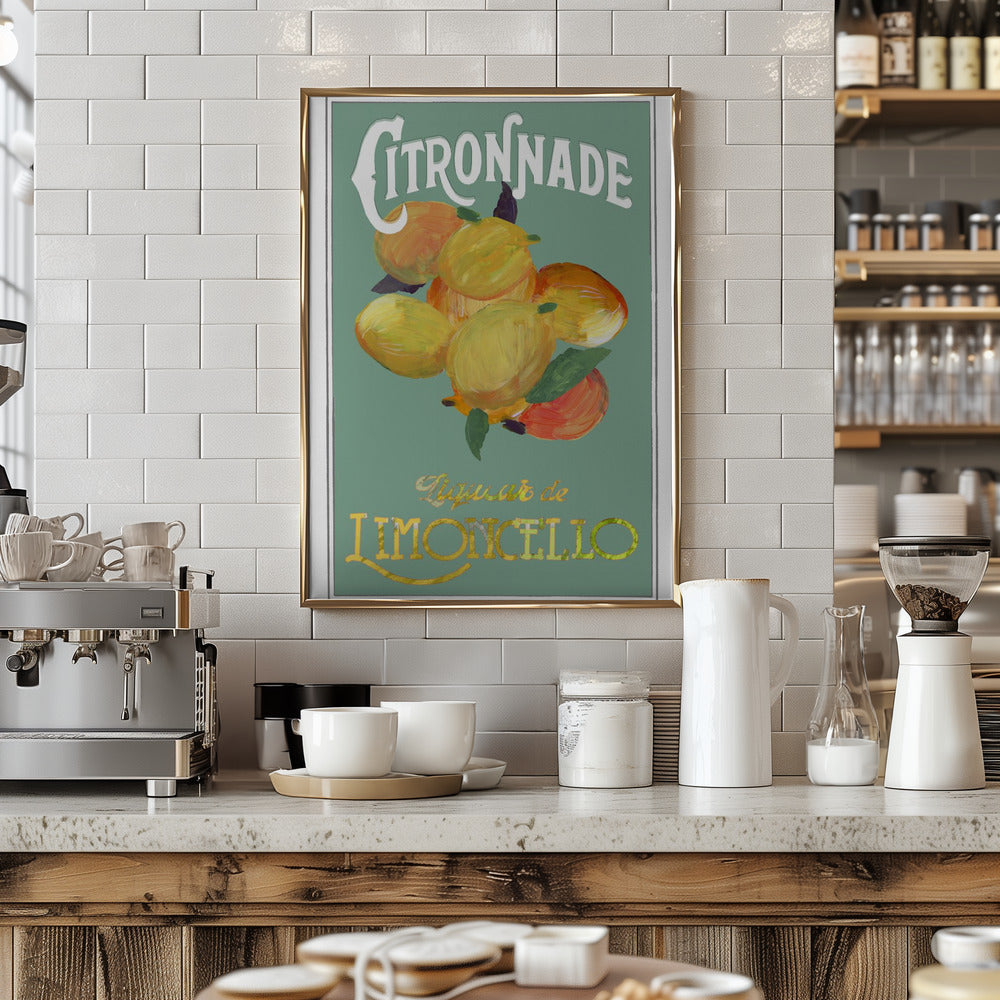 Citronnade Limoncello - Art Print by cartissi