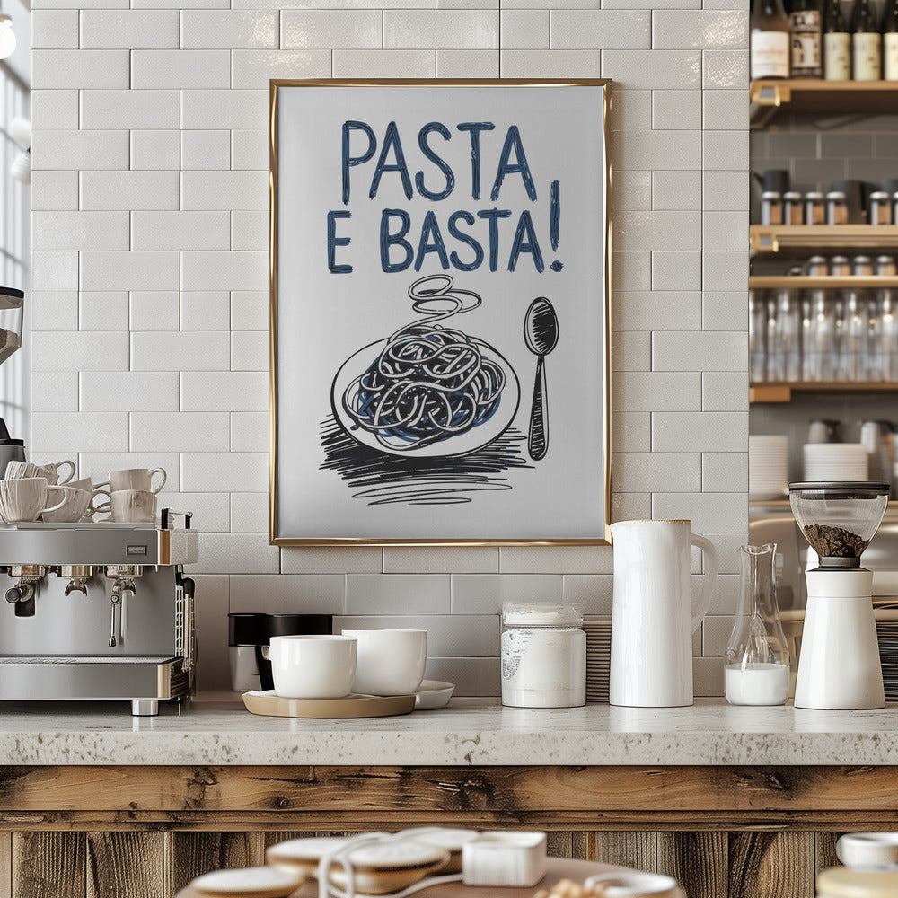 Pasta e Basta - Art Print by Andreas Magnusson