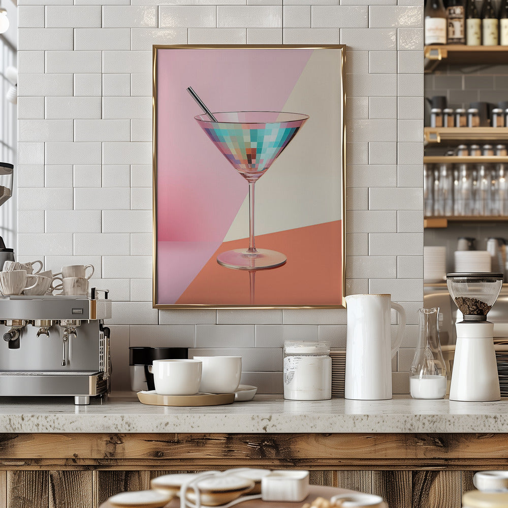 Sparkling Martini - Art Print by Andreas Magnusson