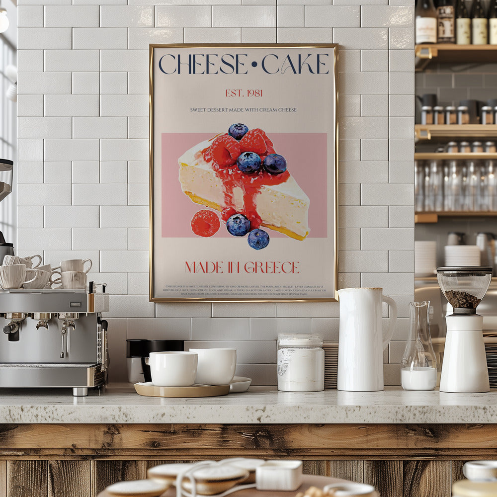 Greek Dessert Bliss - Art Print by Nazma Khokhar