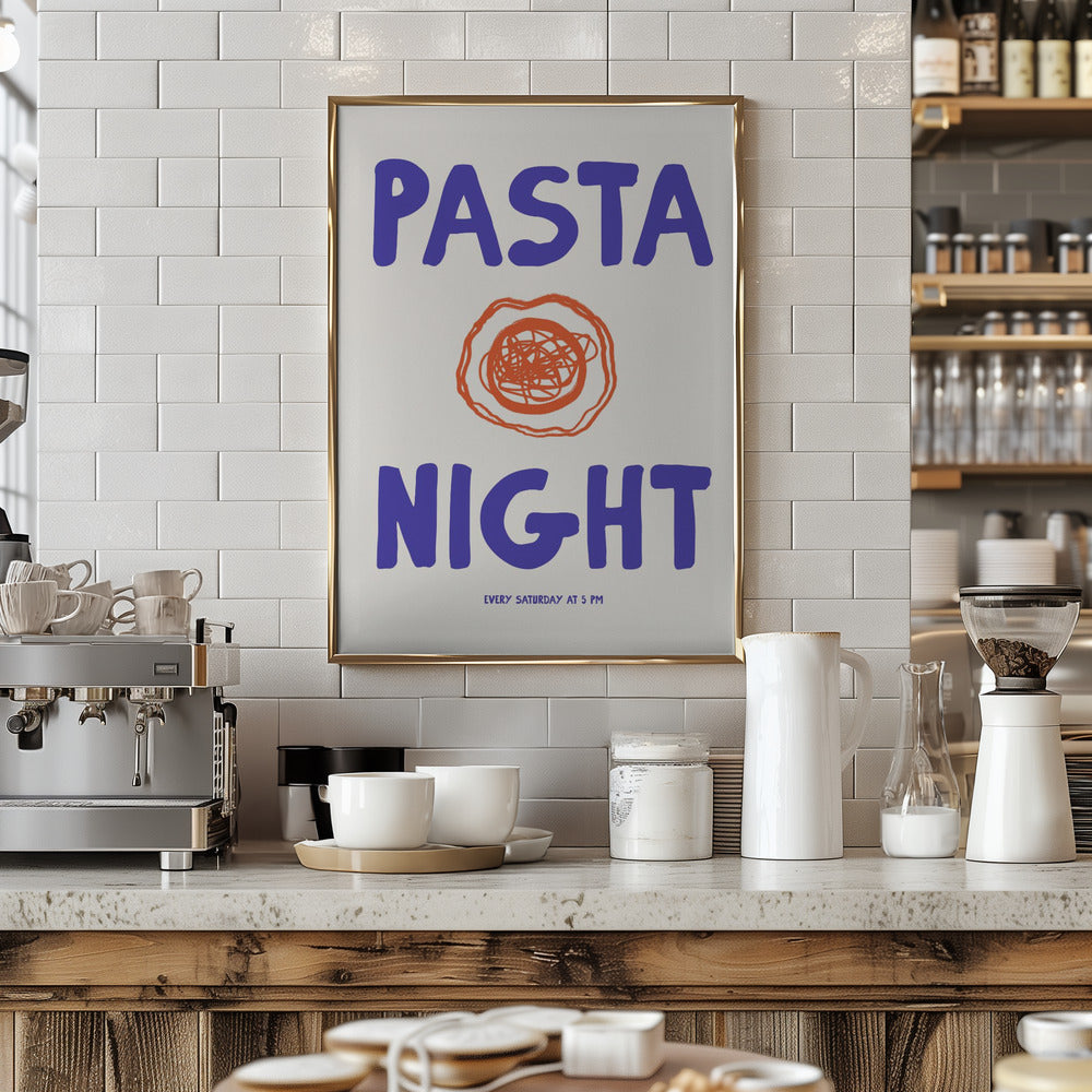 Pasta Lovers Unite! - Art Print by Treechild