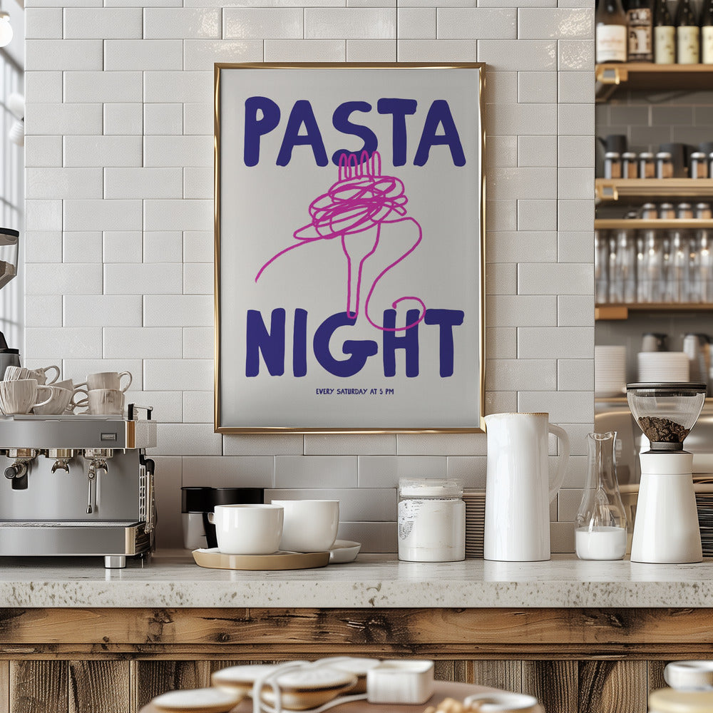 Pasta Celebration - Art Print by Treechild