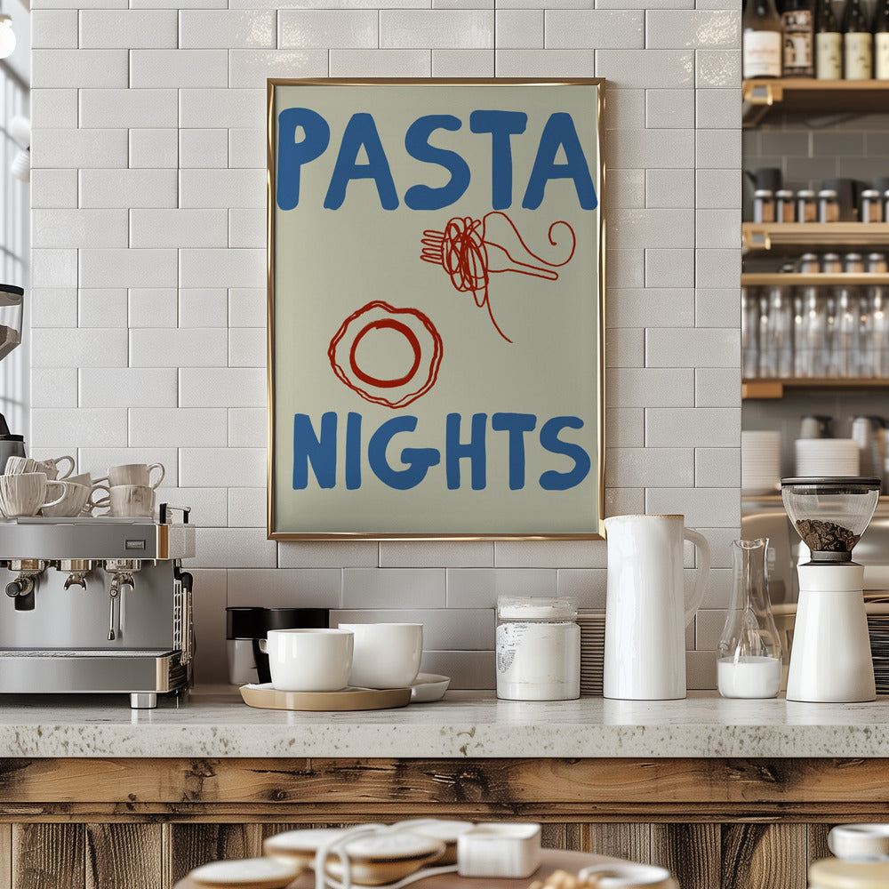 Pastanights - Art Print by Treechild